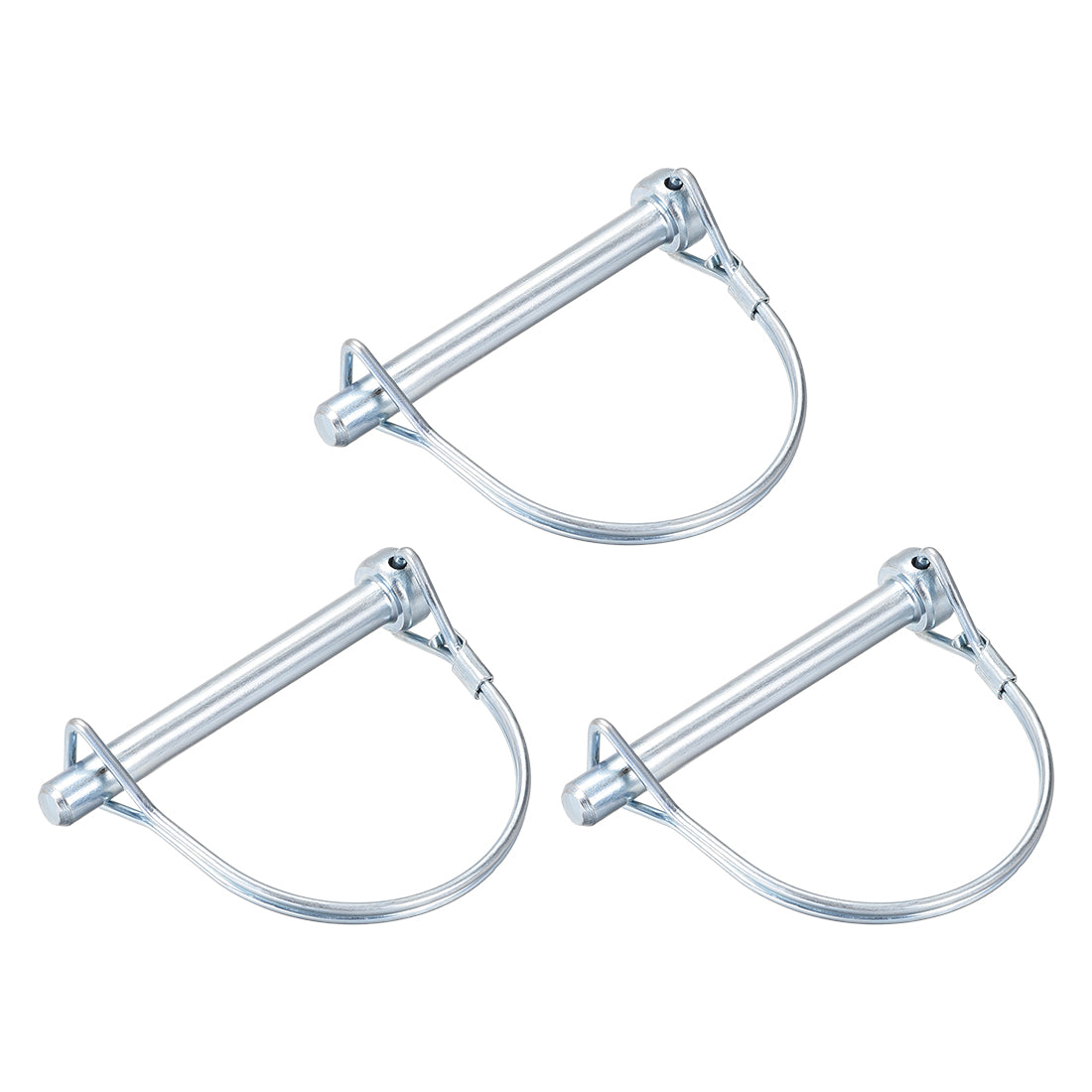 Harfington Shaft Locking Pin 8mmx72mm Coupler Pin for Farm Trailers Lawn Arch 3Pcs