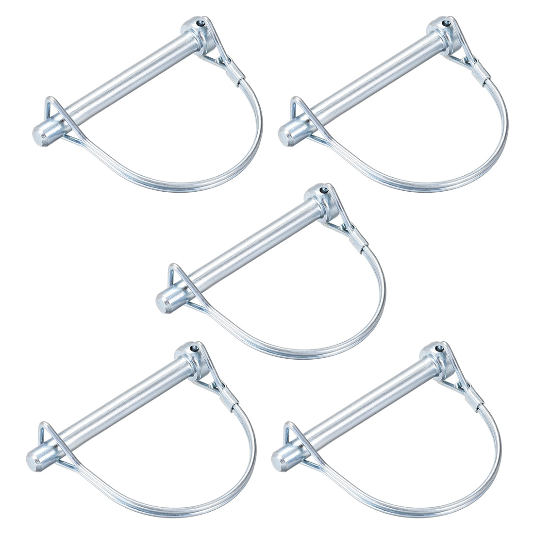 Harfington Shaft Locking Pin 8mmx72mm Coupler Pin for Farm Trailers Lawn Arch 5Pcs