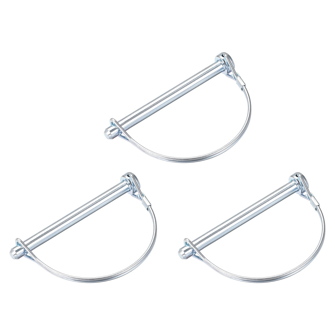Harfington Shaft Locking Pin 8mmx90mm Coupler Pin for Farm Trailers Lawn Arch 3Pcs