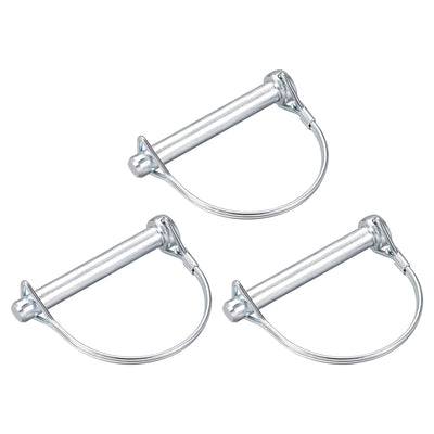 Harfington Shaft Locking Pin 9.2mmx70mm Coupler Pin for Farm Trailers Lawn Arch 3Pcs
