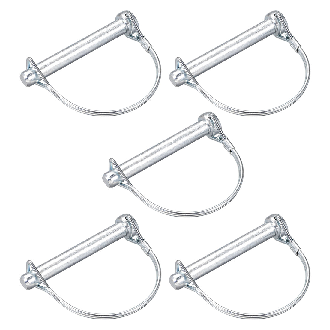 Harfington Shaft Locking Pin 9.2mmx70mm Coupler Pin for Farm Trailers Lawn Arch 5Pcs