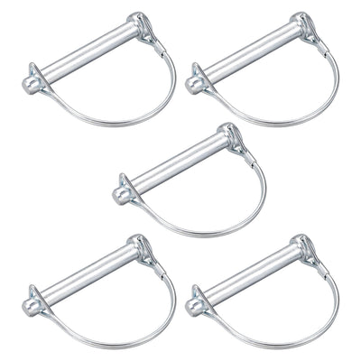 Harfington Shaft Locking Pin 9.2mmx70mm Coupler Pin for Farm Trailers Lawn Arch 5Pcs