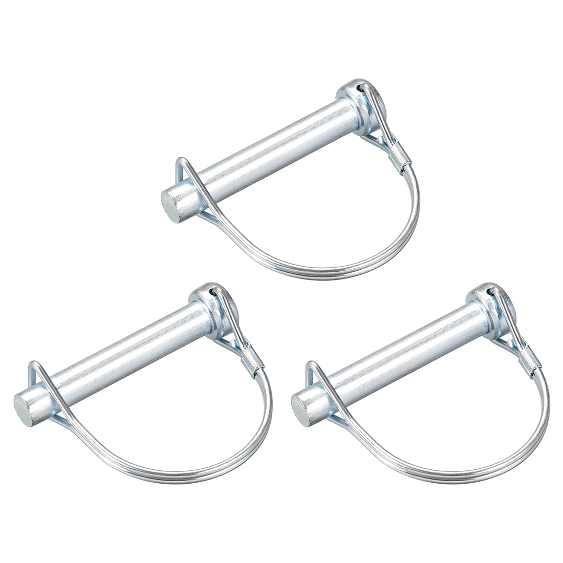 Harfington Shaft Locking Pin 10mmx60mm Coupler Pin for Farm Trailers Lawn Arch 3Pcs