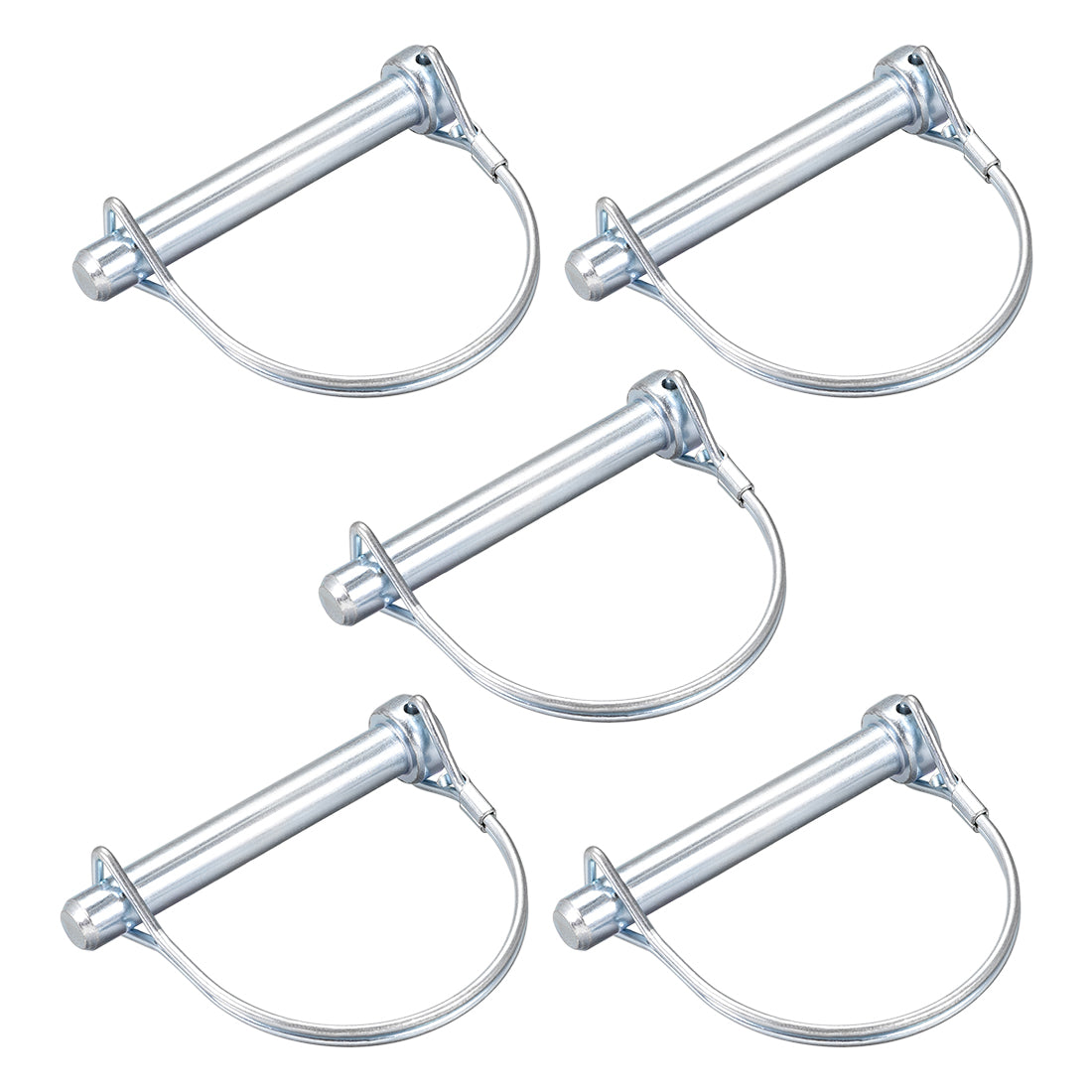 Harfington Shaft Locking Pin 10mmx70mm Coupler Pin for Farm Trailers Lawn Arch 5Pcs