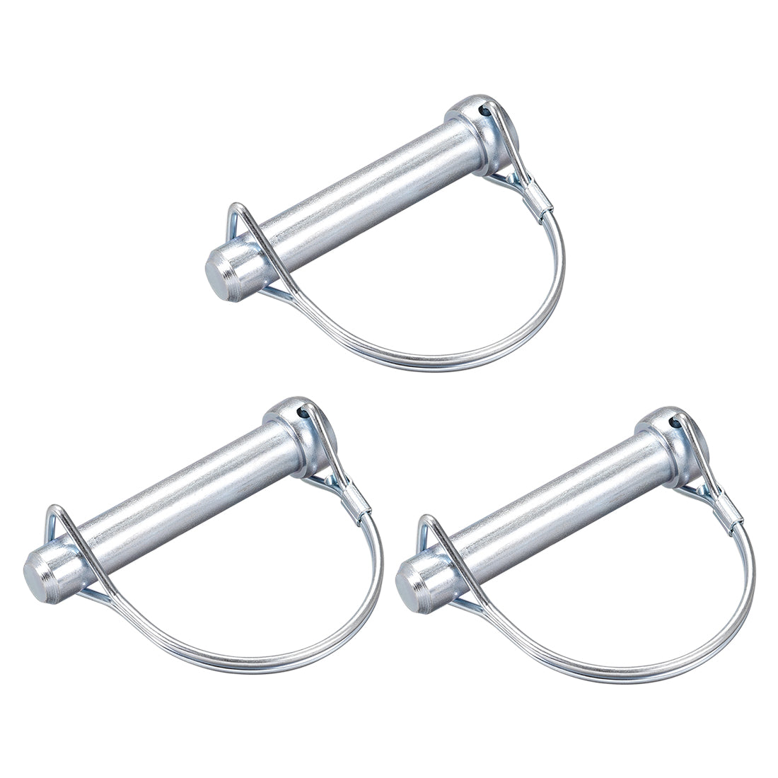 Harfington Shaft Locking Pin 12mmx65mm Coupler Pin for Farm Trailers Lawn Arch 3Pcs