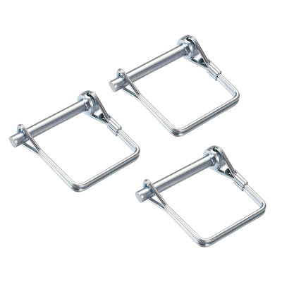 Harfington Shaft Locking Pin 6mmx45mm Coupler Pin for Farm Trailers Lawn Square 3Pcs