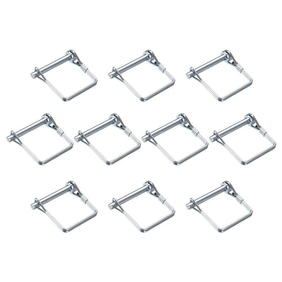 Harfington Shaft Locking Pin 6mmx45mm Coupler Pin for Farm Trailers Lawn Square 10Pcs