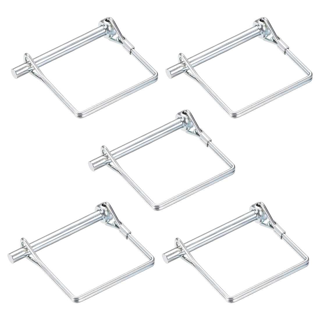 Harfington Shaft Locking Pin 6mmx60mm Coupler Pin for Farm Trailers Lawn Square 5Pcs