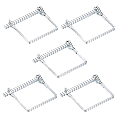 Harfington Shaft Locking Pin 6mmx60mm Coupler Pin for Farm Trailers Lawn Square 5Pcs