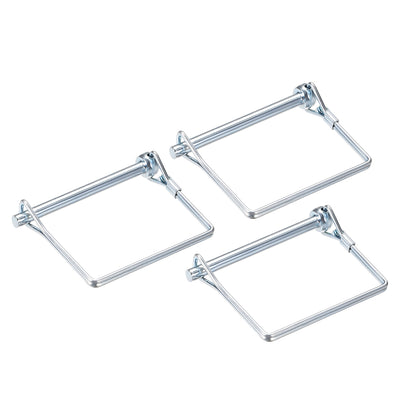 Harfington Shaft Locking Pin 6mmx70mm Coupler Pin for Farm Trailers Lawn Square 3Pcs