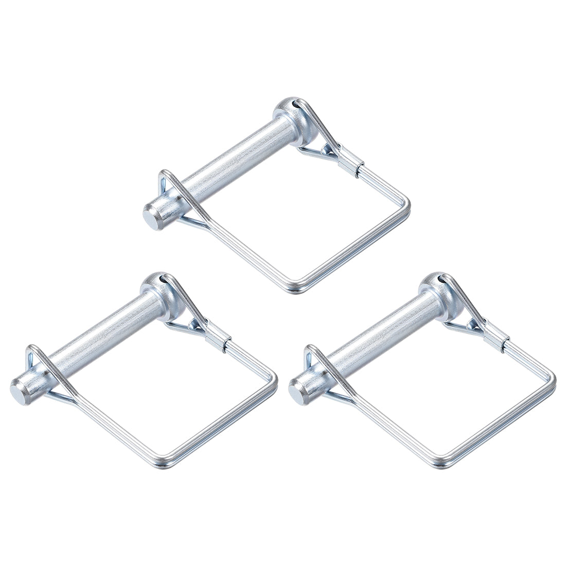 Harfington Shaft Locking Pin 8mmx50mm Coupler Pin for Farm Trailers Lawn Square 3Pcs