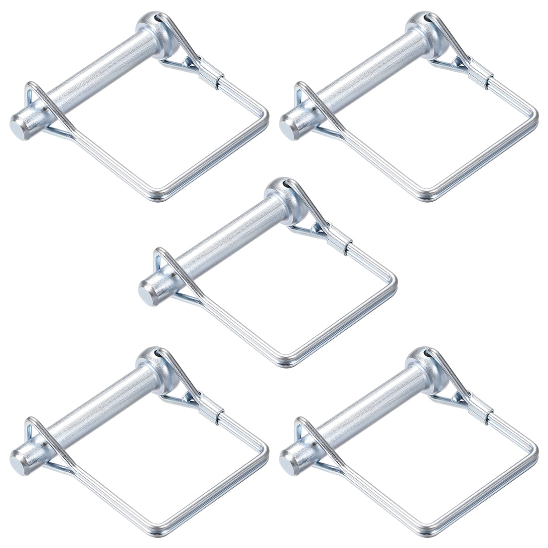 Harfington Shaft Locking Pin 8mmx50mm Coupler Pin for Farm Trailers Lawn Square 5Pcs