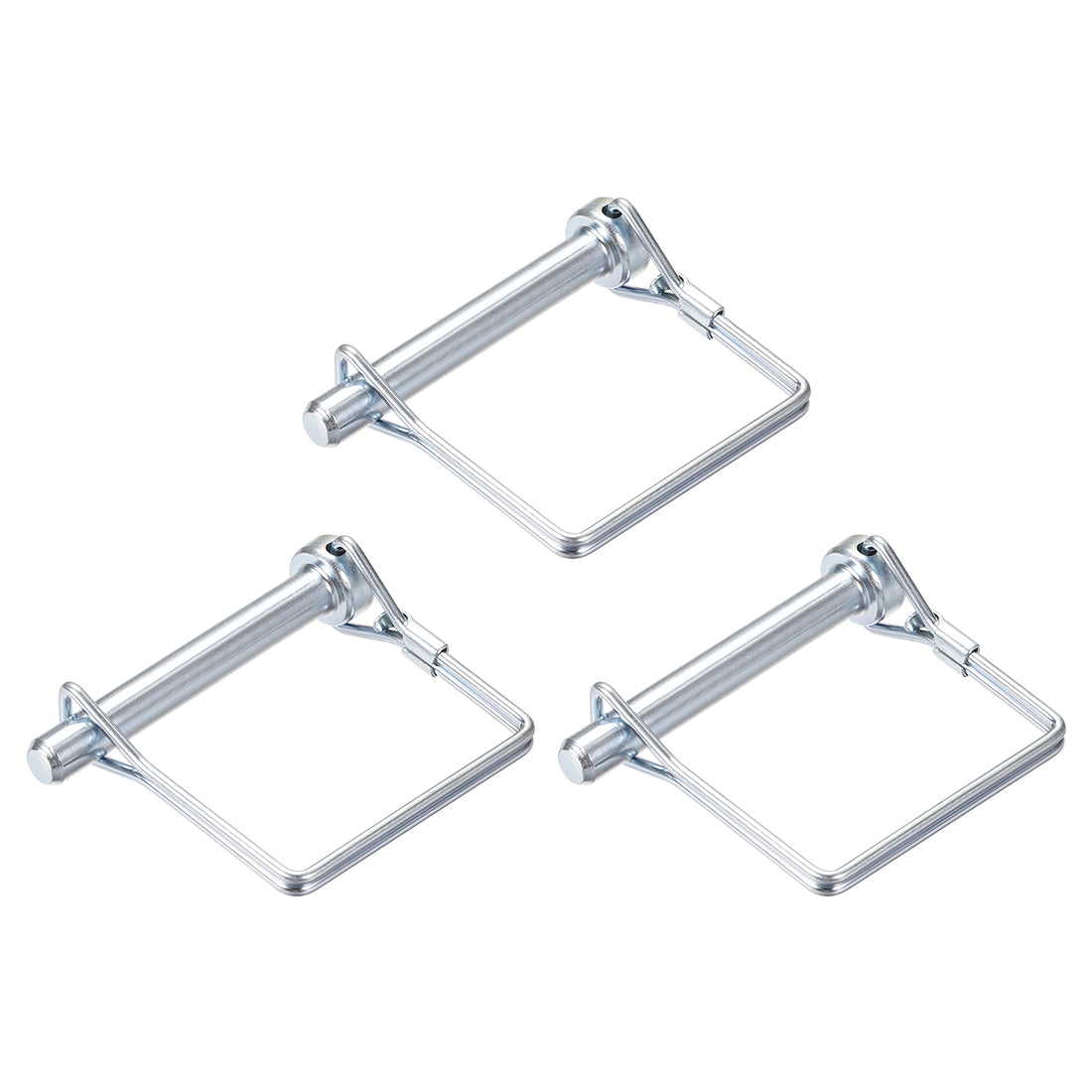 Harfington Shaft Locking Pin 8mmx60mm Coupler Pin for Farm Trailers Lawn Square 3Pcs