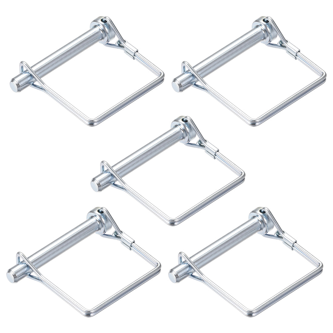 Harfington Shaft Locking Pin 8mmx60mm Coupler Pin for Farm Trailers Lawn Square 5Pcs