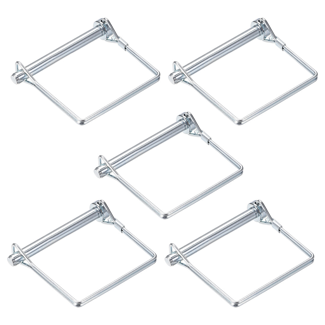 Harfington Shaft Locking Pin 8mmx70mm Coupler Pin for Farm Trailers Lawn Square 5Pcs