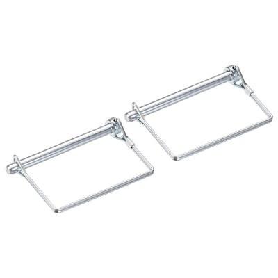 Harfington Shaft Locking Pin 8mmx90mm Coupler Pin for Farm Trailers Lawn Square 2Pcs