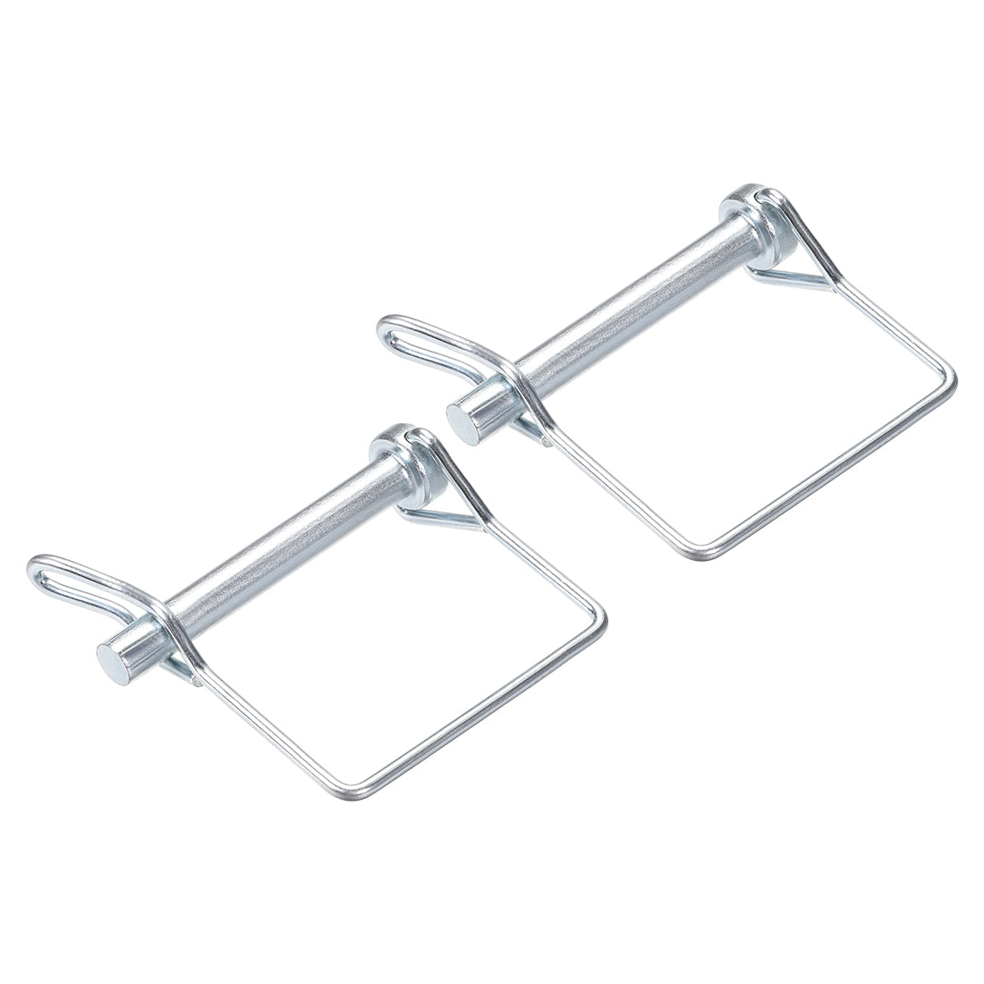 Harfington Shaft Locking Pin w Ear 9mmx70mm Coupler Pin for Farm Trailers Lawn Square 2Pcs