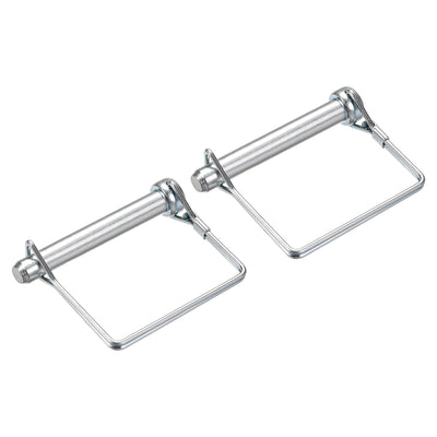 Harfington Shaft Locking Pin 10mmx70mm Coupler Pin for Farm Trailers Lawn Square 2Pcs