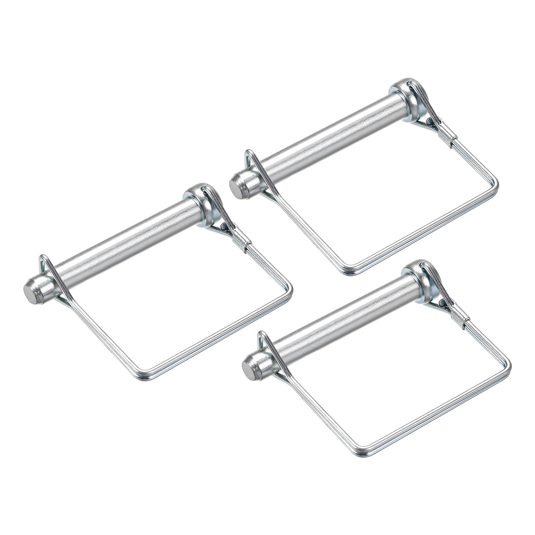 Harfington Shaft Locking Pin 10mmx70mm Coupler Pin for Farm Trailers Lawn Square 3Pcs