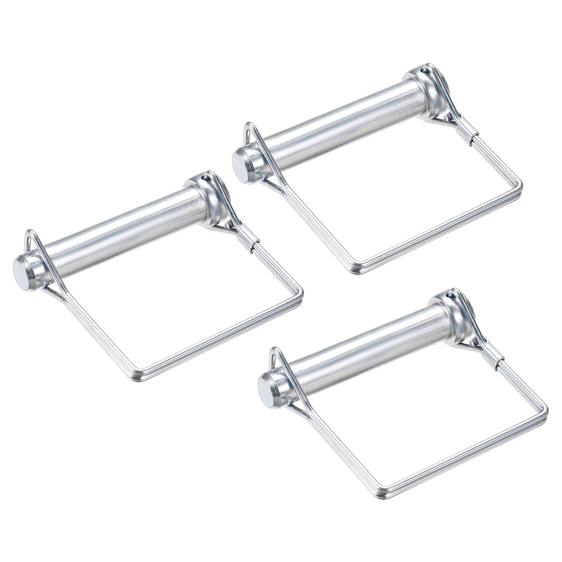 Harfington Shaft Locking Pin 12mmx65mm Coupler Pin for Farm Trailers Lawn Square 3Pcs