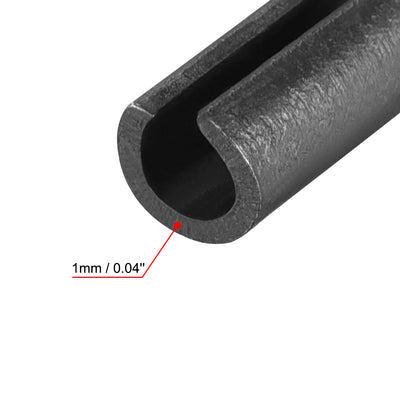 Harfington Slotted Spring Pin - Plain Finish 65Mn Roll Assortment Kit 50Pcs