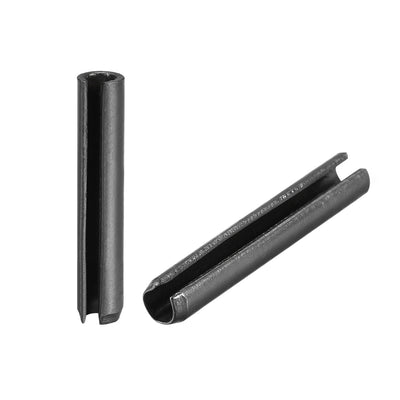 Harfington Slotted Spring Pin - Plain Finish 65Mn Roll Assortment Kit 100Pcs