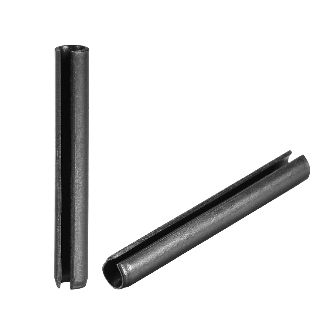 Harfington Slotted Spring Pin - Plain Finish 65Mn Roll Assortment Kit 50Pcs