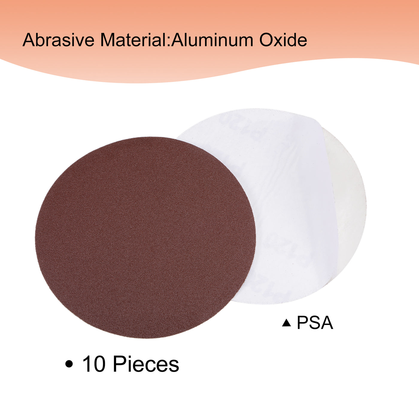 Harfington PSA Sanding Disc Aluminum Oxide Adhesive Backed Sandpaper