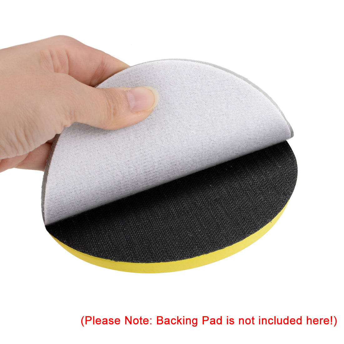 Harfington 3-Inch Sanding Sponge Hook and Loop Semi-Brittle Corundum 3000 Grit 2 Pcs