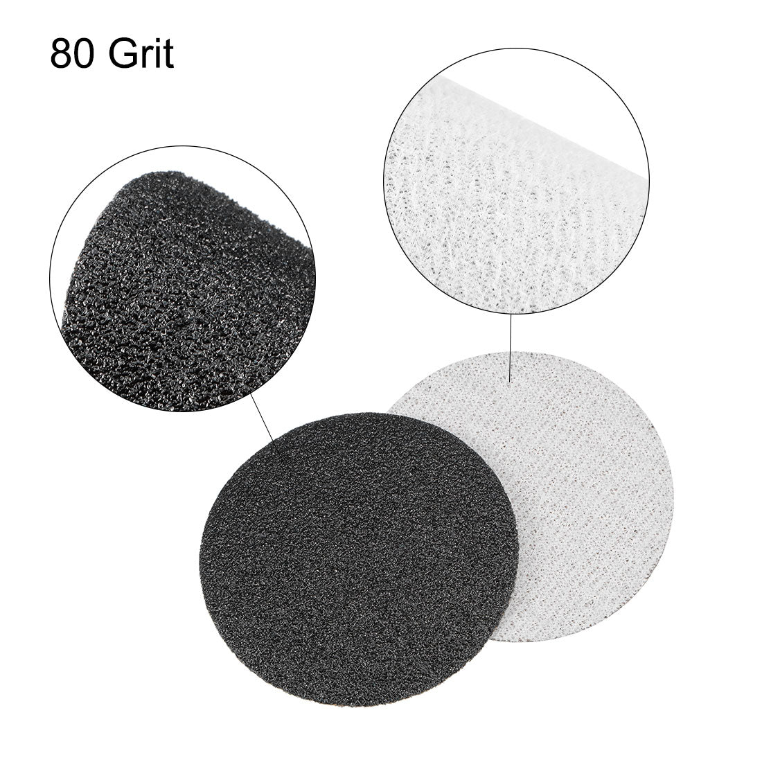 Harfington Hook and Loop Sanding Pads Tool Disc Wet Dry Silicon Carbide