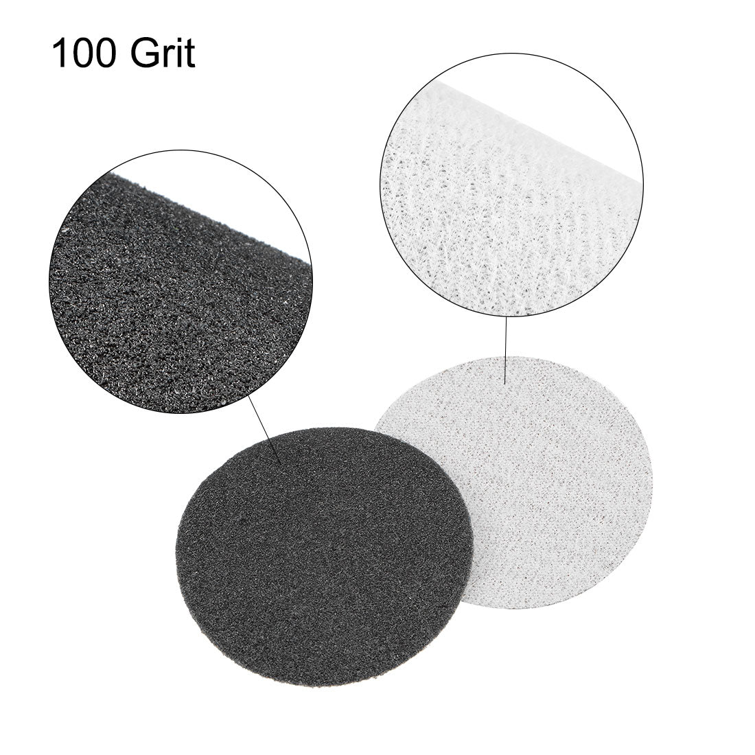 Harfington Hook and Loop Sanding Pads Tool Disc Wet Dry Silicon Carbide