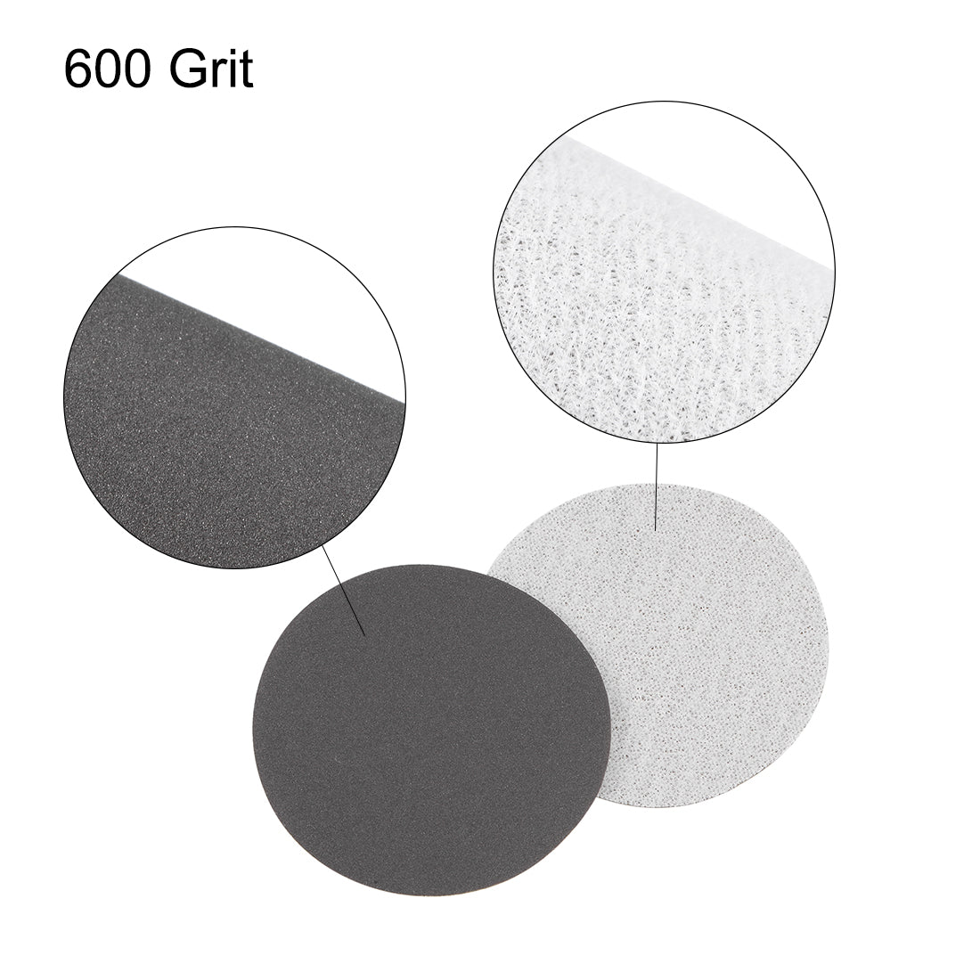 Harfington Hook and Loop Sanding Pads Tool Disc Wet Dry Silicon Carbide
