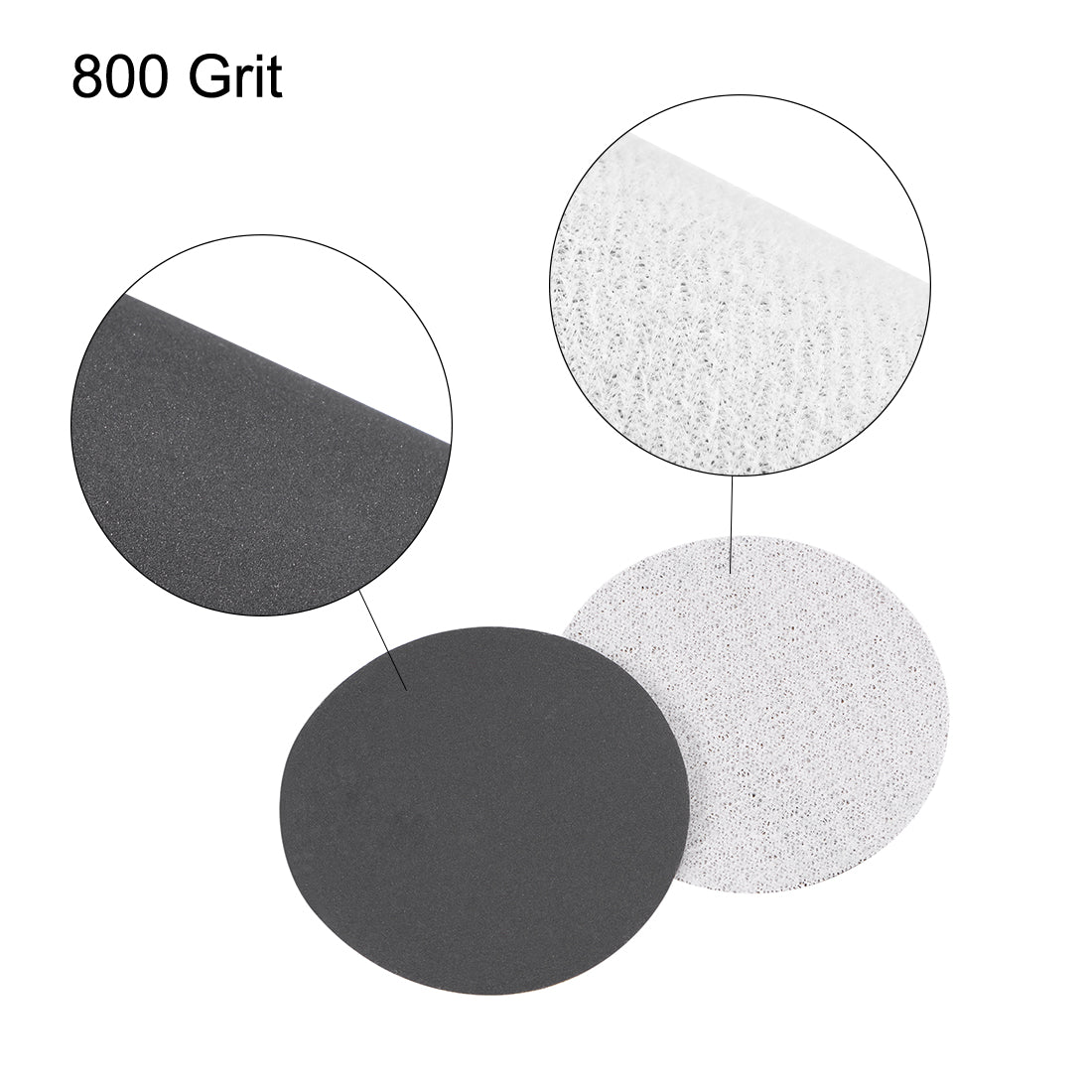 Harfington Hook and Loop Sanding Pads Tool Disc Wet Dry Silicon Carbide