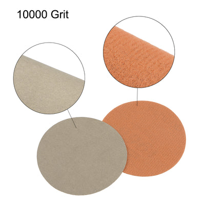 Harfington 3-inch Hook and Loop Sanding Disc Wet / Dry Silicon Carbide 10000 Grit 12 Pcs