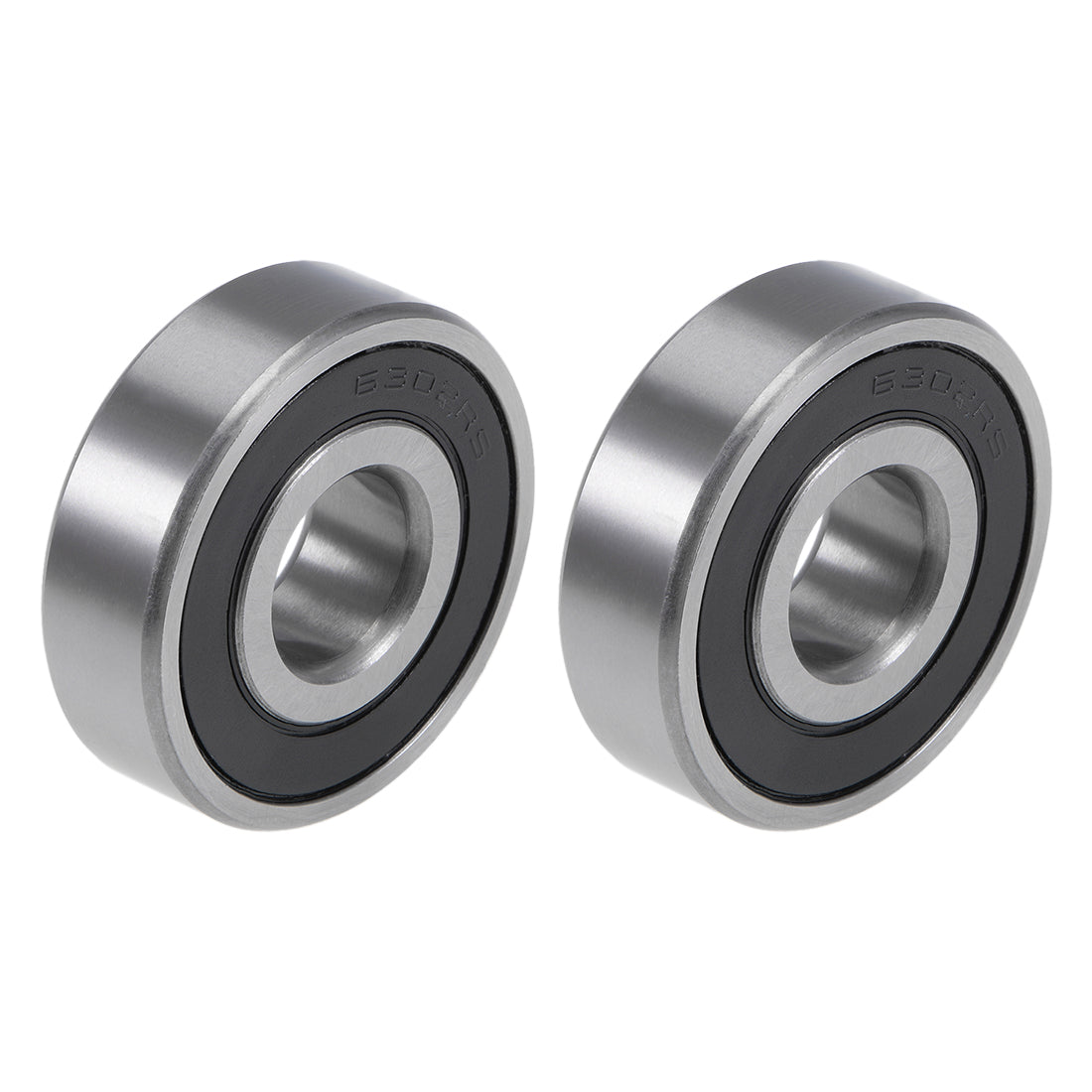 Harfington Deep Groove Ball Bearings Metric Double Seal Chrome Steel ABEC1 Z2