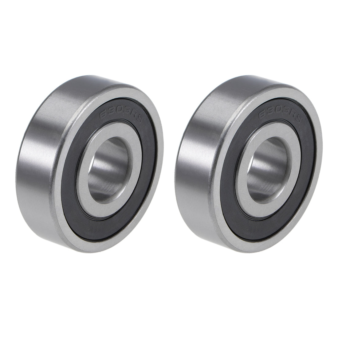 Harfington Deep Groove Ball Bearings Metric Double Seal Chrome Steel ABEC1 Z2