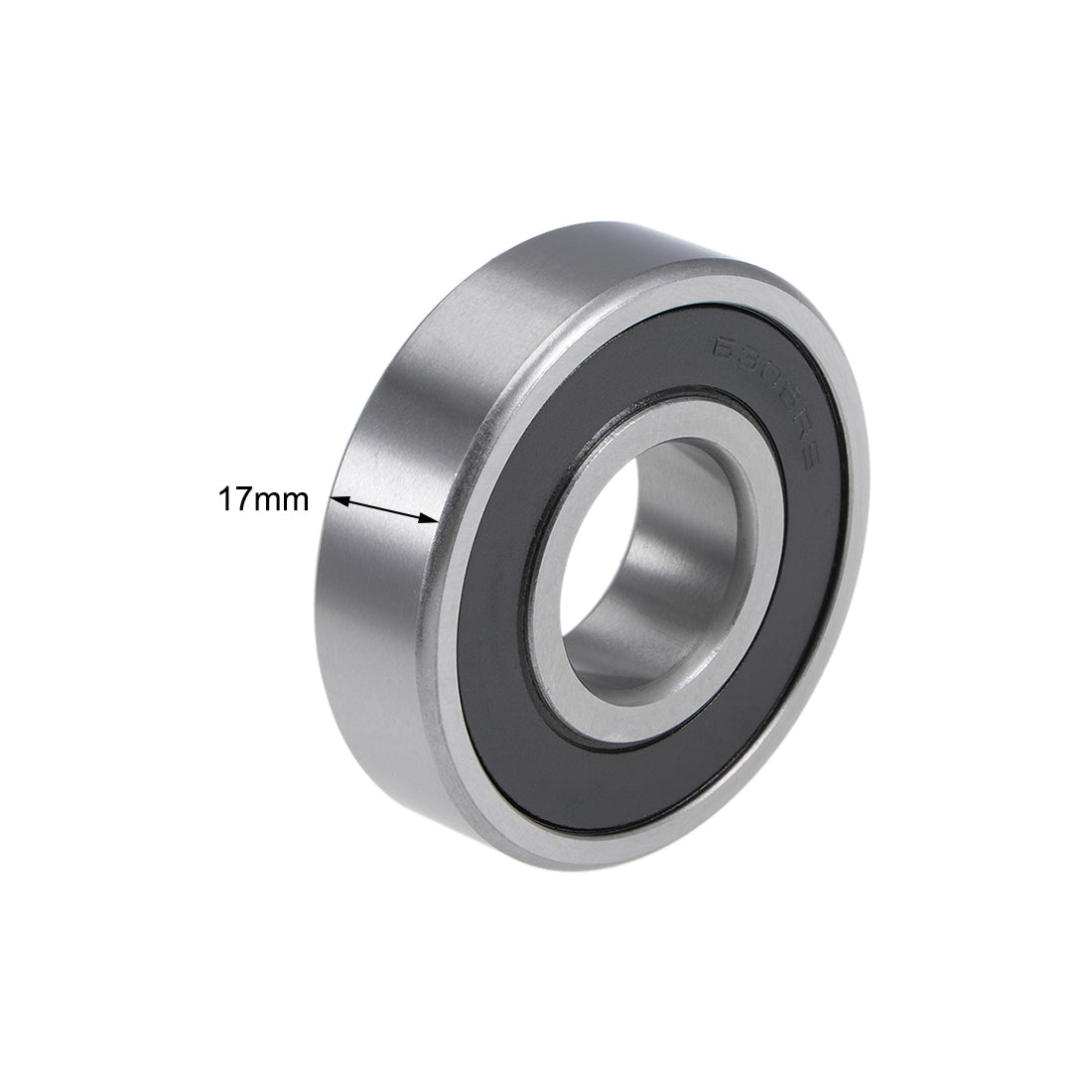 Harfington Deep Groove Ball Bearings Metric Double Seal Chrome Steel ABEC1 Z2