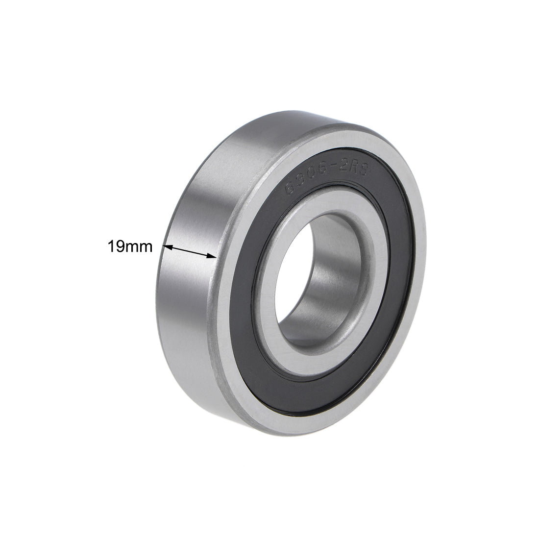 Harfington Deep Groove Ball Bearings Metric Double Seal Chrome Steel ABEC1 Z2