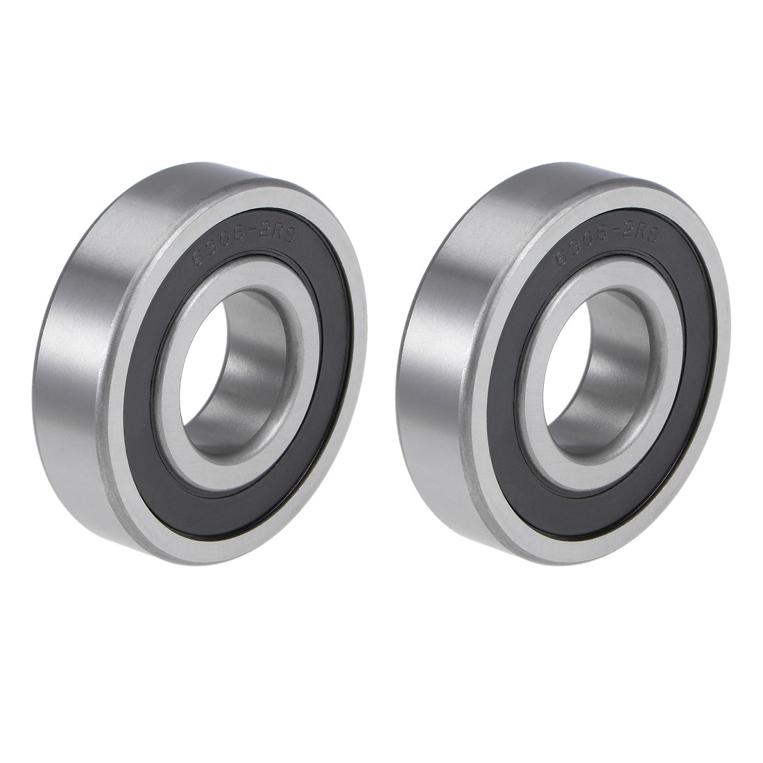 Harfington Deep Groove Ball Bearings Metric Double Seal Chrome Steel ABEC1 Z2