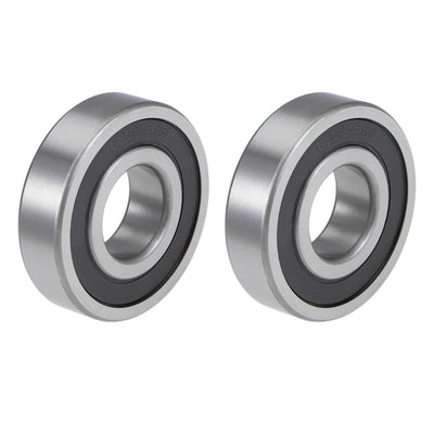Harfington Deep Groove Ball Bearings Metric Double Seal Chrome Steel ABEC1 Z2