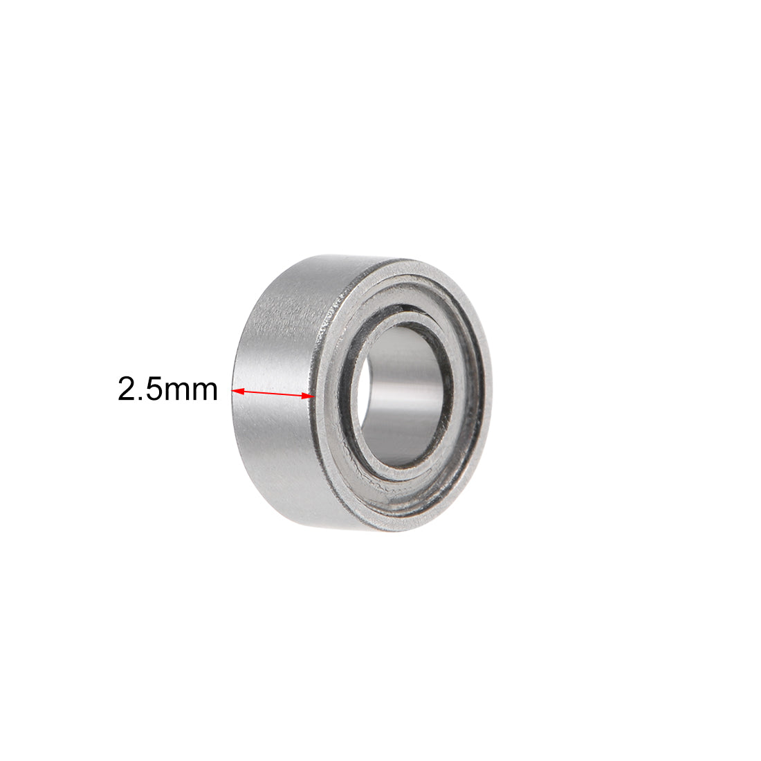 Harfington Miniature Deep Groove Ball Bearings Double Shield Stainless Steel