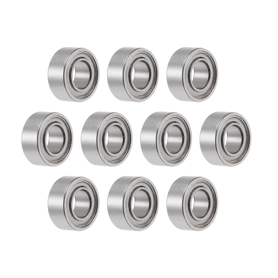 Harfington Miniature Deep Groove Ball Bearings Double Shield Stainless Steel
