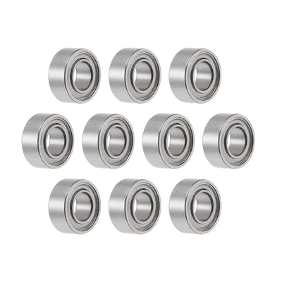 Harfington Miniature Deep Groove Ball Bearings Double Shield Stainless Steel