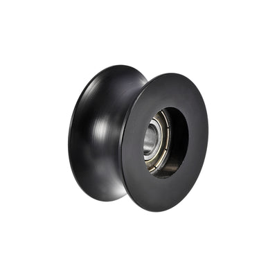 Harfington 0840UU Kugellager mit tiefer U-Rillentiefe, 8 x 40 x 19,8 mm, doppelt metallgeschirmtes Lager aus Chromstahl und Nylon