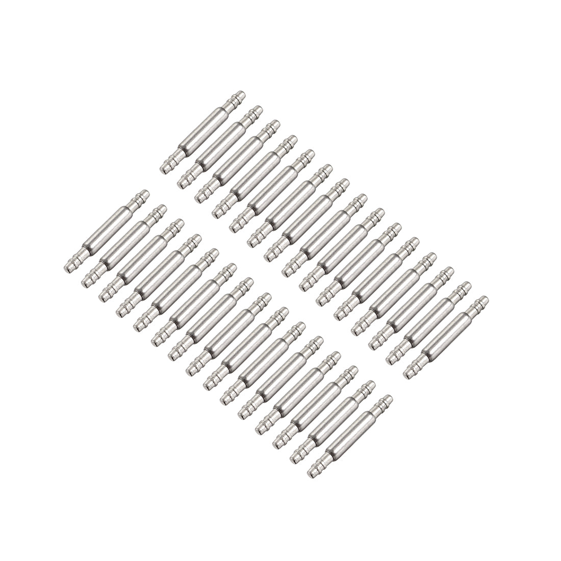 Harfington Spring Bar Pins Double Fringe Stainless Steel Watch Band Pins 30Pcs