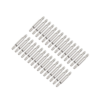 Harfington Spring Bar Pins Double Fringe Stainless Steel Watch Band Pins 30Pcs