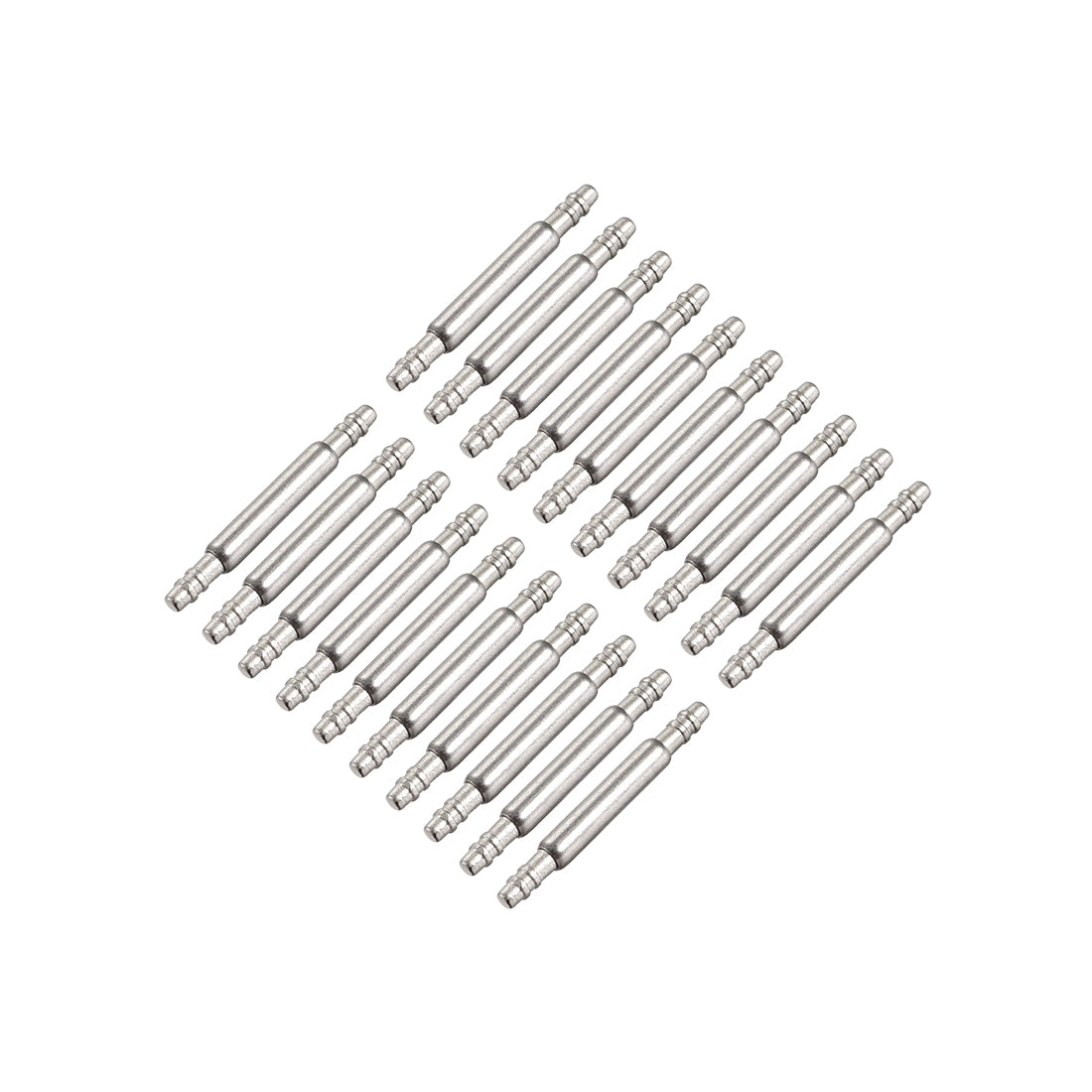 Harfington Spring Bar Pins Double Fringe Stainless Steel Watch Band Pins 20Pcs