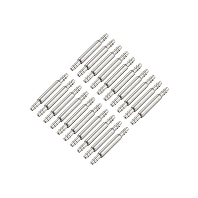 Harfington Spring Bar Pins Double Fringe Stainless Steel Watch Band Pins 20Pcs