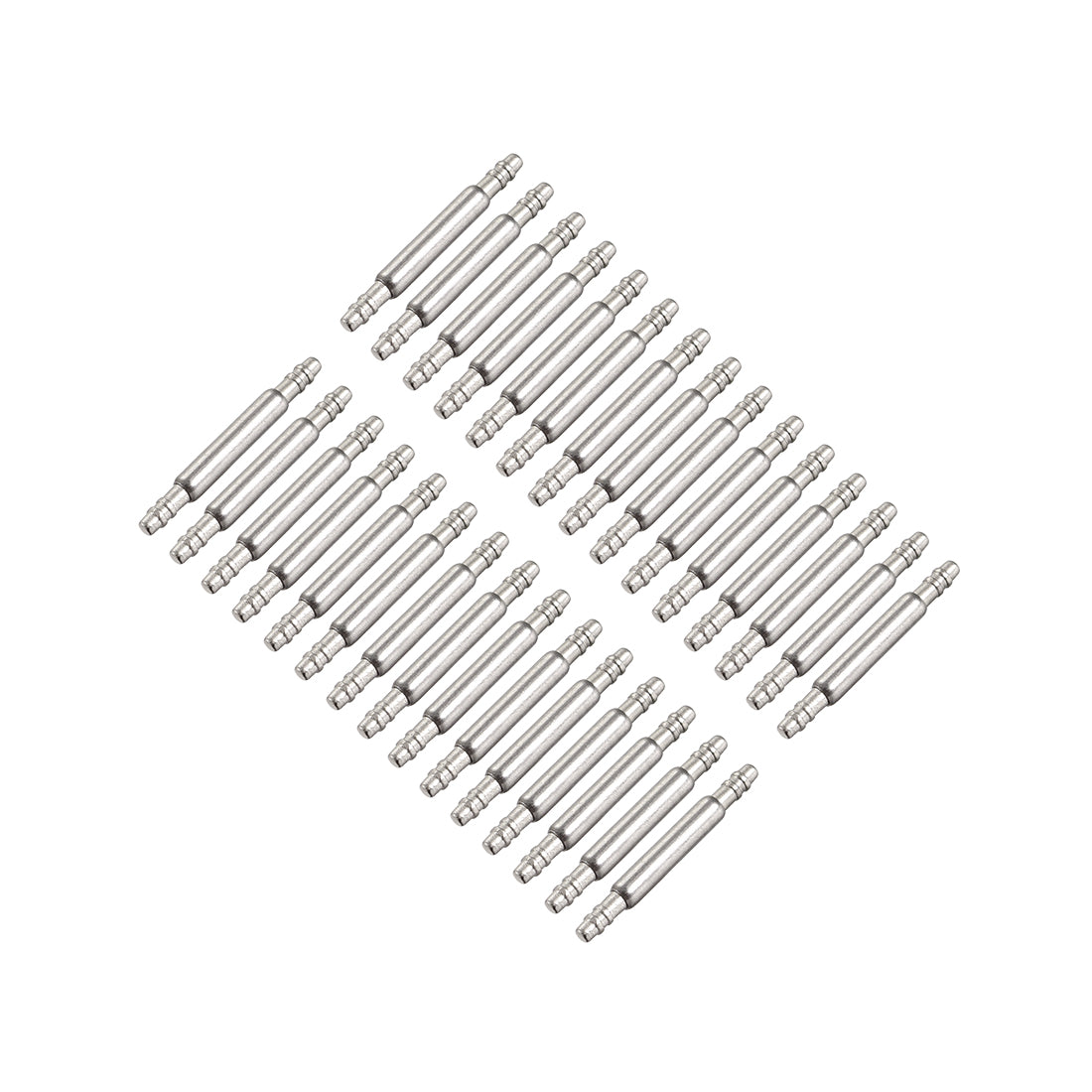 Harfington Spring Bar Pins Double Fringe Stainless Steel Watch Band Pins 30Pcs