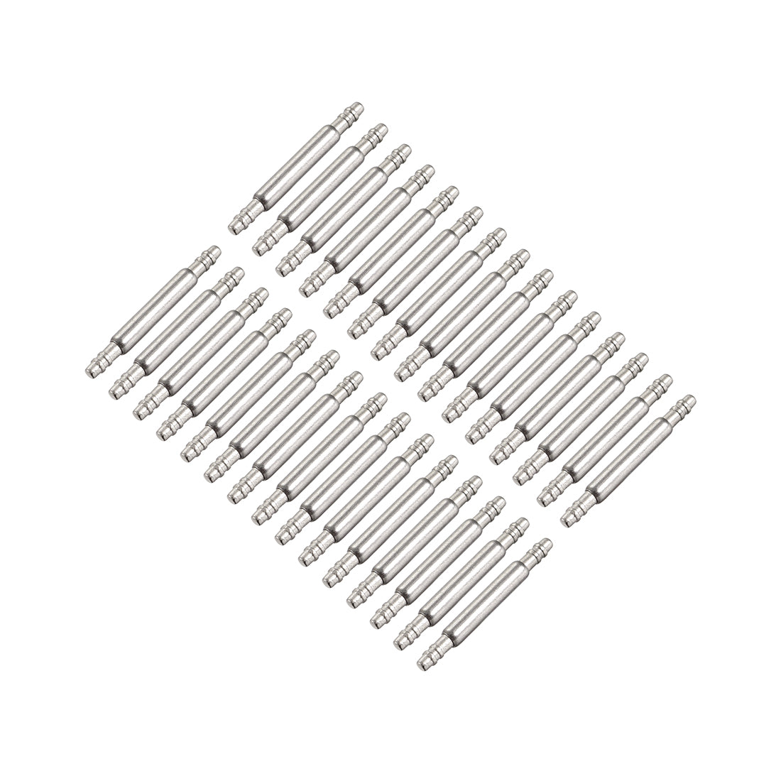 Harfington Spring Bar Pins Double Fringe Stainless Steel Watch Band Pins 30Pcs